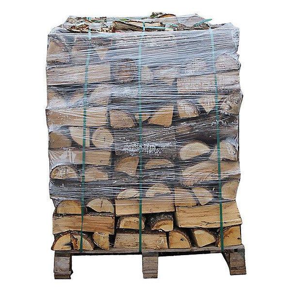 Ballot de bois de chauffage 3 stères – bûches 33 cm – prêt à brûler – mélange de feuillus